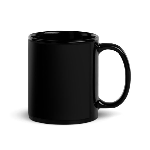 Quit Talking Start Doing Black Glossy Mug