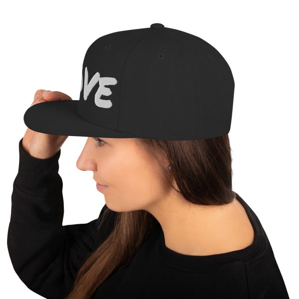 Love Ambassador Embroidered Snapback Hat - Image 3