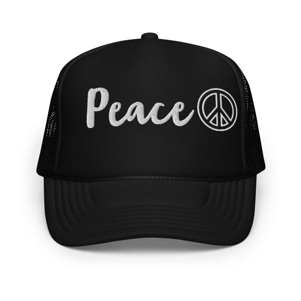 Peace Promoter Embroidered Foam trucker hat