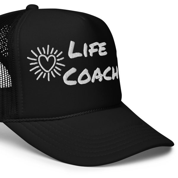 Life Coach Embroidered Foam trucker hat - Image 8