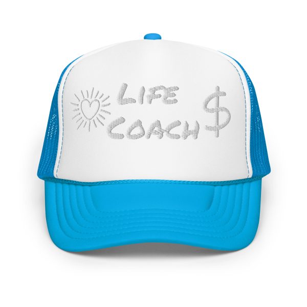 Life Coach Embroidered Foam trucker hat - Image 25