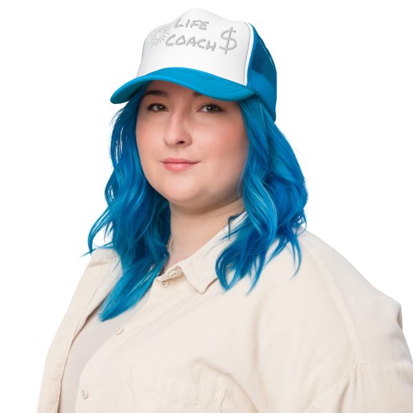 Life Coach Embroidered Foam trucker hat - Image 32