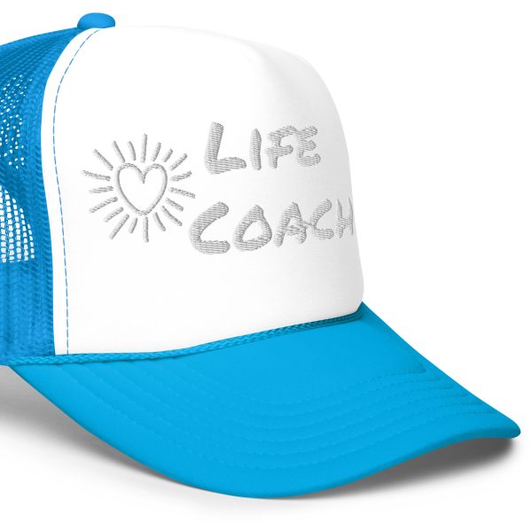 Life Coach Embroidered Foam trucker hat - Image 31