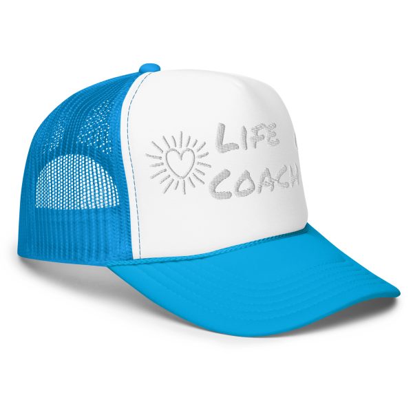 Life Coach Embroidered Foam trucker hat - Image 27
