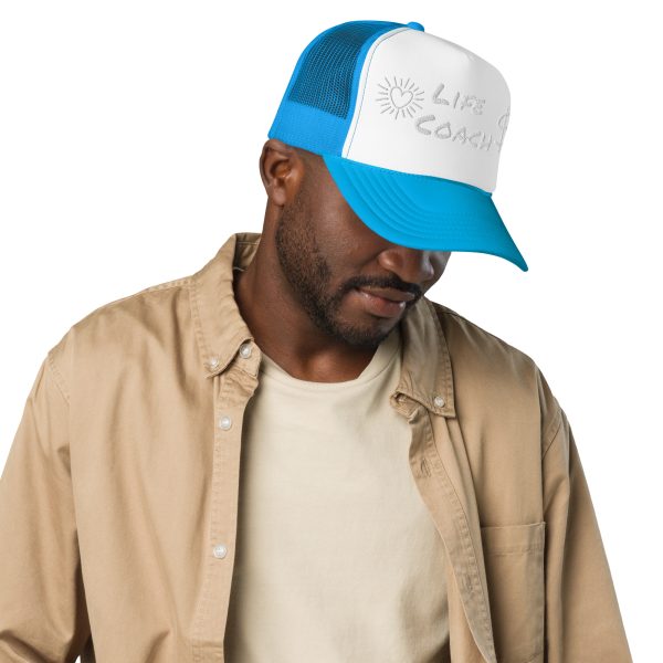 Life Coach Embroidered Foam trucker hat - Image 30