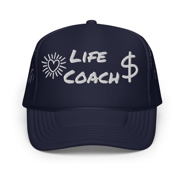 Life Coach Embroidered Foam trucker hat - Image 10