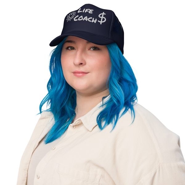 Life Coach Embroidered Foam trucker hat - Image 16