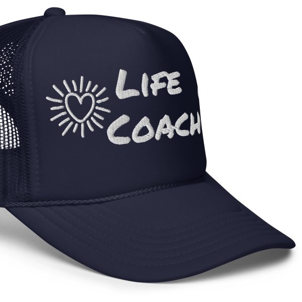 Life Coach Embroidered Foam trucker hat - Image 15