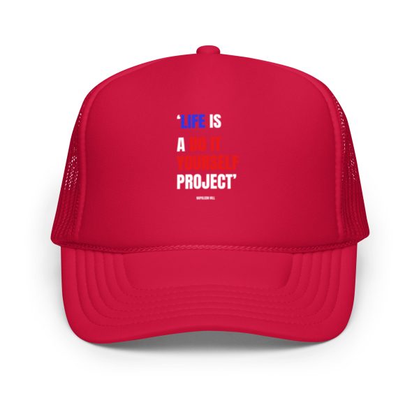Life is a Do It Yourself Project Foam trucker hat - Image 8