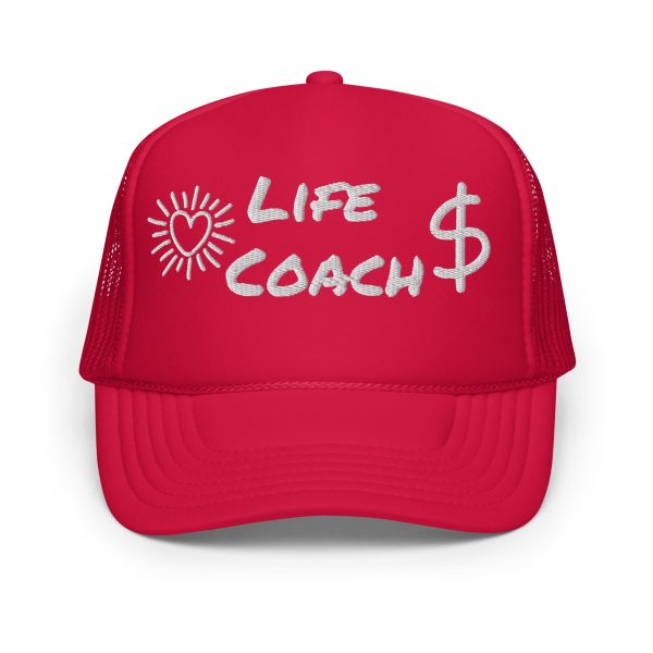 Life Coach Embroidered Foam trucker hat - Image 17