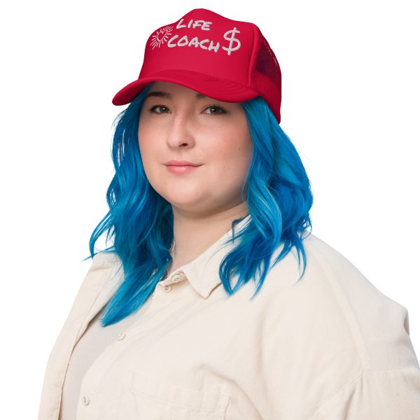 Life Coach Embroidered Foam trucker hat - Image 24