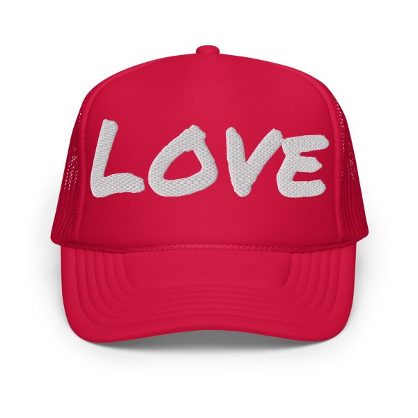 Love Promoter Embroidered Foam trucker hat - Image 3