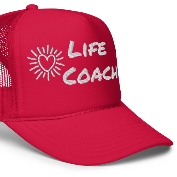 Life Coach Embroidered Foam trucker hat - Image 23