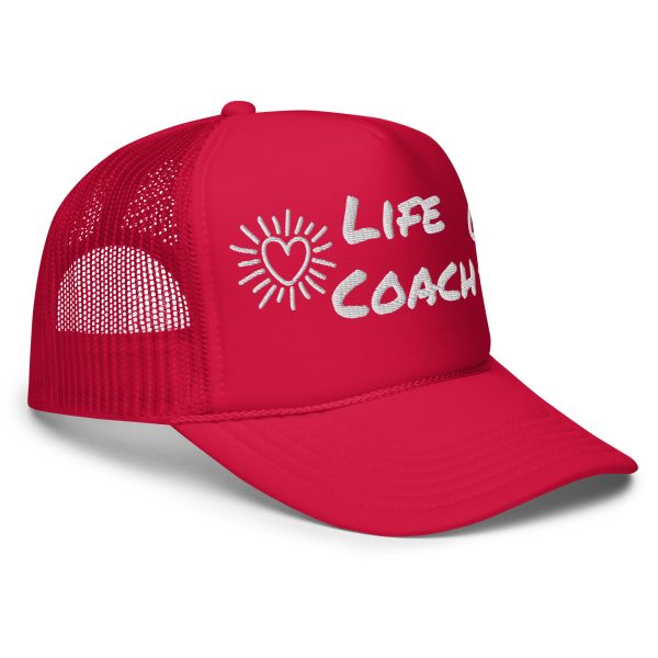 Life Coach Embroidered Foam trucker hat - Image 19