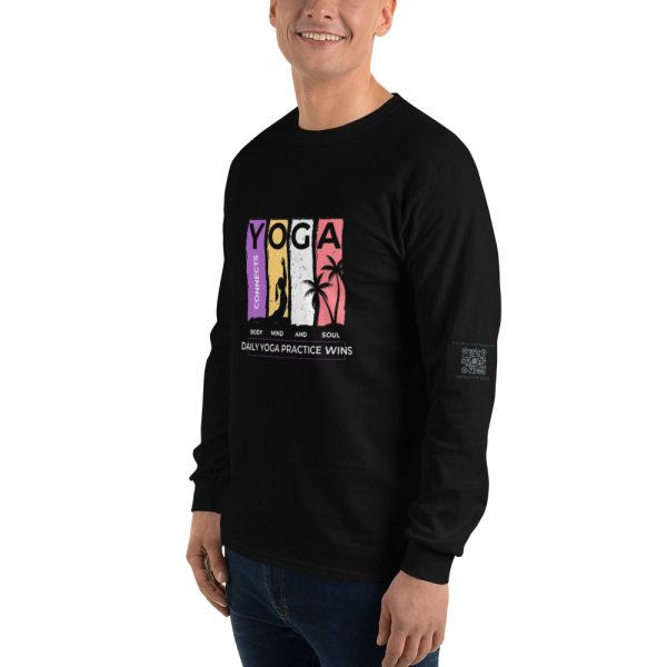 Yoga Promotion Men’s Long Sleeve Shirt - Image 5