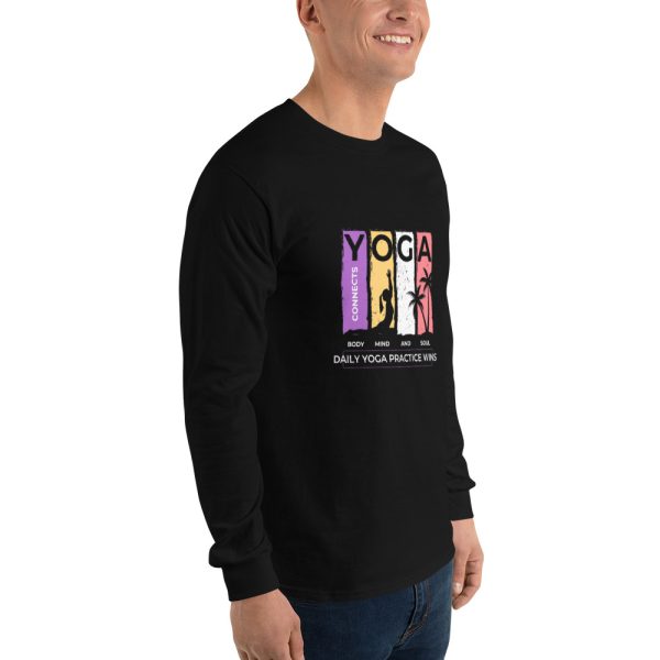 Yoga Promotion Men’s Long Sleeve Shirt - Image 6