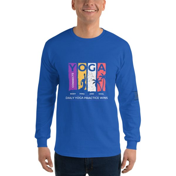 Yoga Promotion Men’s Long Sleeve Shirt - Image 7