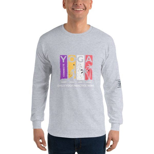 Yoga Promotion Men’s Long Sleeve Shirt - Image 13