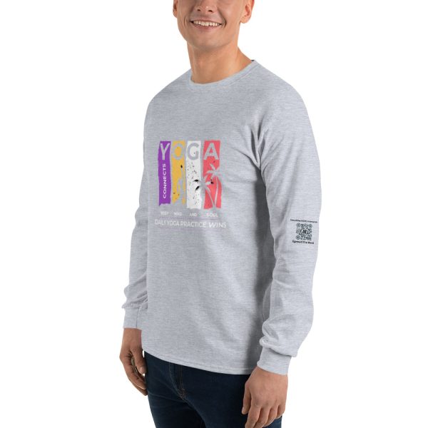 Yoga Promotion Men’s Long Sleeve Shirt - Image 17