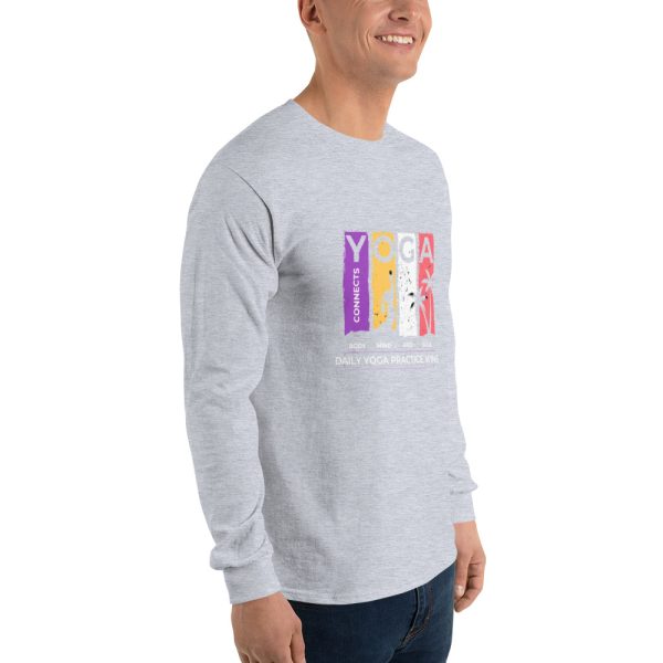 Yoga Promotion Men’s Long Sleeve Shirt - Image 18