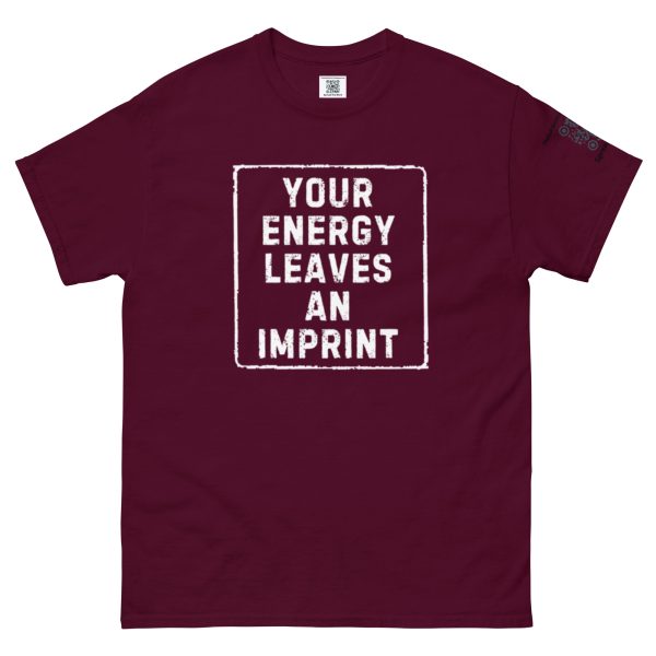 Your Energy Leaves an Imprint Unisex classic tee - Image 2