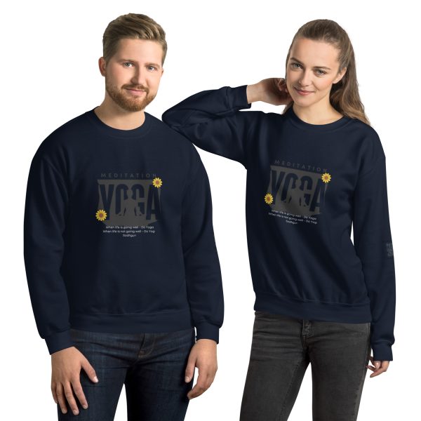 Yoga Meditation Reminder Unisex Sweatshirt - Image 2