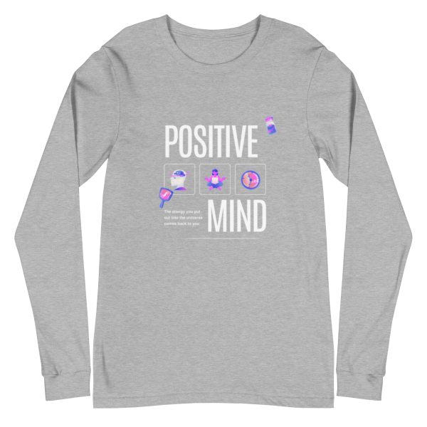 Positive Mind Unisex Long Sleeve Tee - Image 5