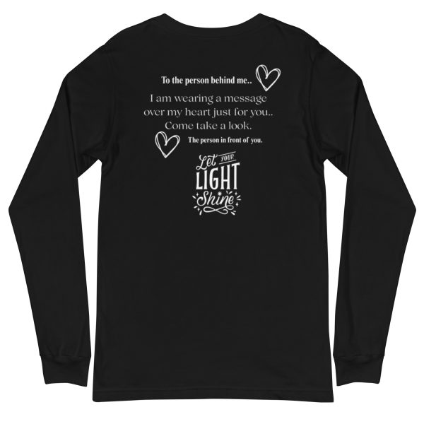 Life Coach with Heart Unisex Long Sleeve Tee - Image 2
