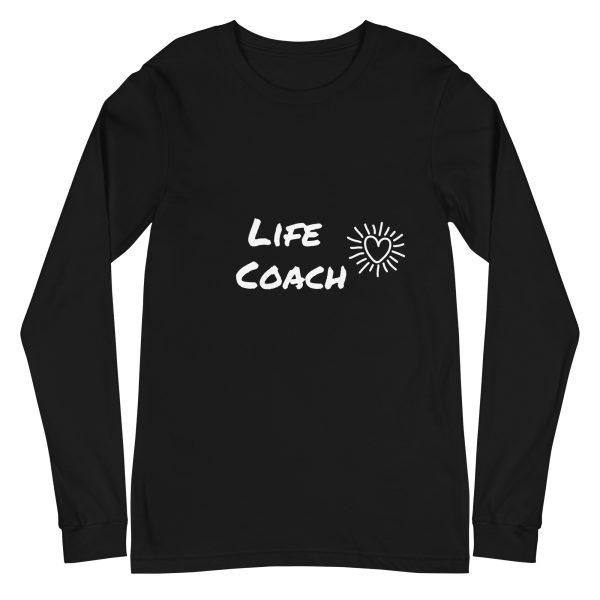 Life Coach with Heart Unisex Long Sleeve Tee