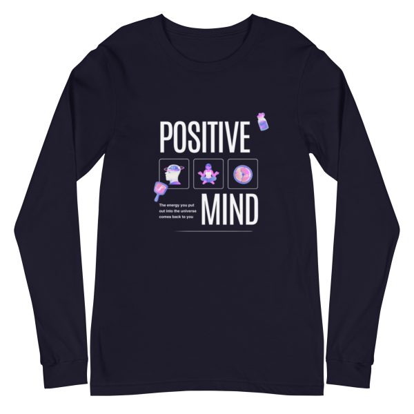 Positive Mind Unisex Long Sleeve Tee - Image 3