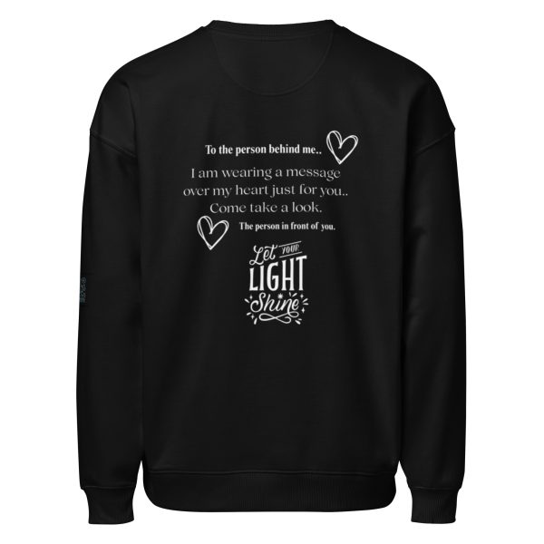 Find Yourself Unisex organic oversized sweatshirt - Image 2