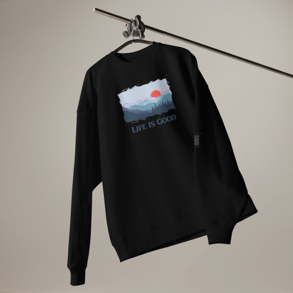 Life is Good Unisex organic oversized sweatshirt