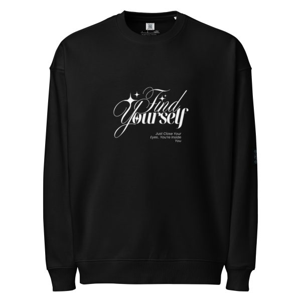 Find Yourself Unisex organic oversized sweatshirt
