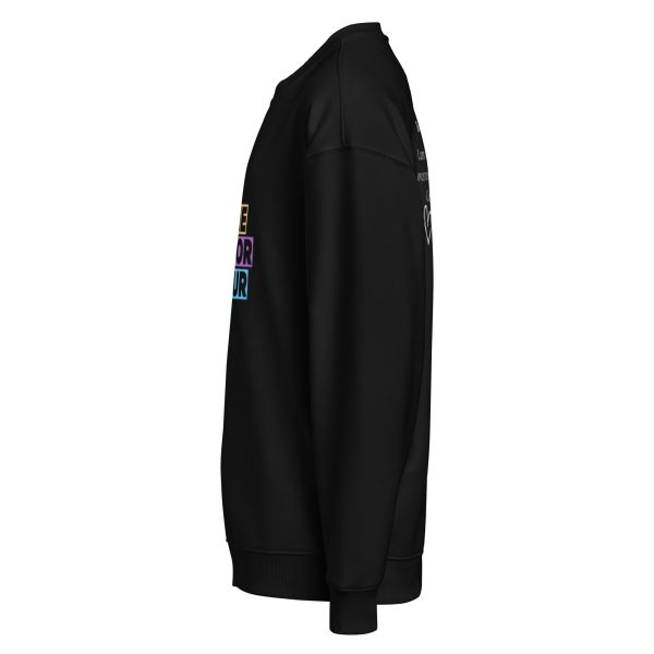 You Are the Creator of Your Life Unisex organic oversized sweatshirt - Image 3