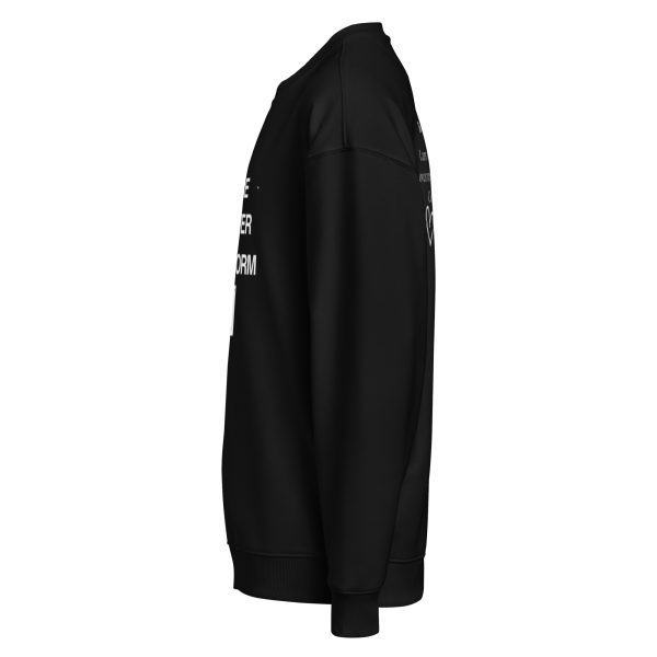Inspire. Empower. Transform Spread the Word QR code Unisex organic oversized sweatshirt - Image 3