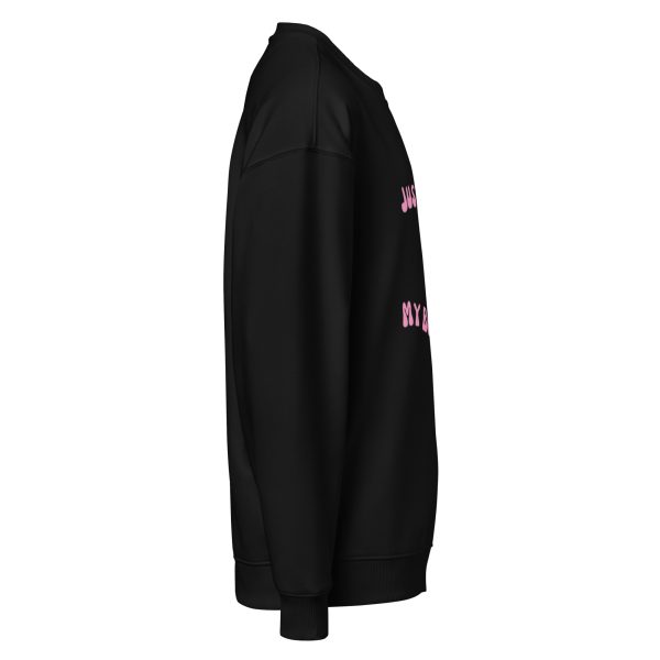 Just Living My Best Life Unisex organic oversized sweatshirt - Image 4