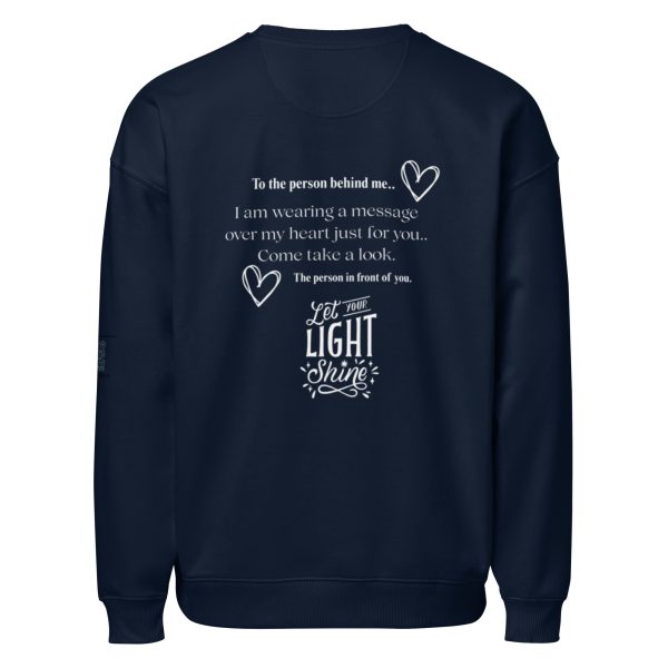 Find Yourself Unisex organic oversized sweatshirt - Image 6
