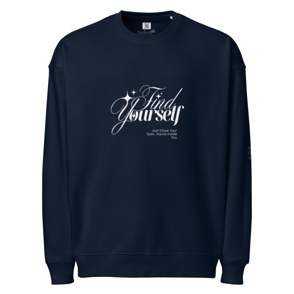 Find Yourself Unisex organic oversized sweatshirt - Image 5