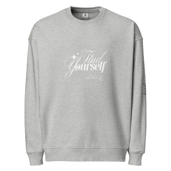 Find Yourself Unisex organic oversized sweatshirt - Image 9