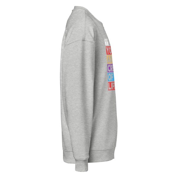 You Are the Creator of Your Life Unisex organic oversized sweatshirt - Image 8