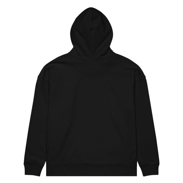 Love Embroidered Unisex organic relaxed hoodie - Image 2
