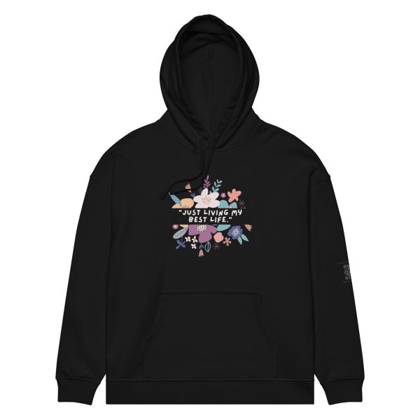 Just Living My Best Life Unisex organic relaxed hoodie