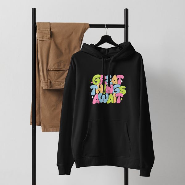Great Things Await Unisex organic relaxed hoodie