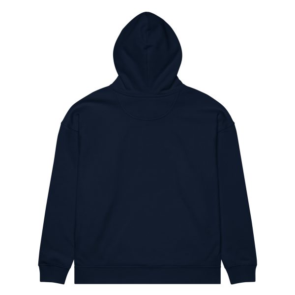 Love Embroidered Unisex organic relaxed hoodie - Image 4