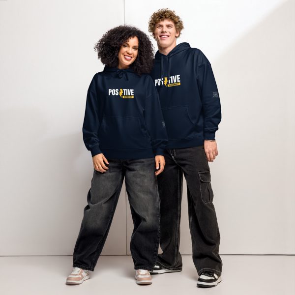 Positive Energy Unisex organic relaxed hoodie - Image 2