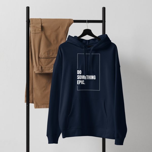 Do Something Epic Unisex organic relaxed hoodie