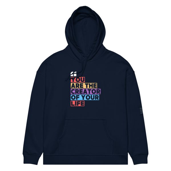 You Are the Creator of Your Life Unisex organic relaxed hoodie - Image 3