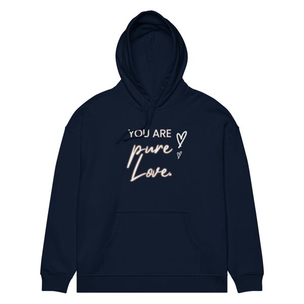 You Are Pure Love Unisex organic relaxed hoodie - Image 3