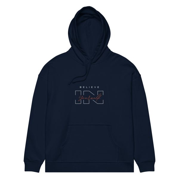 Believe in Yourself Unisex organic relaxed hoodie - Image 3