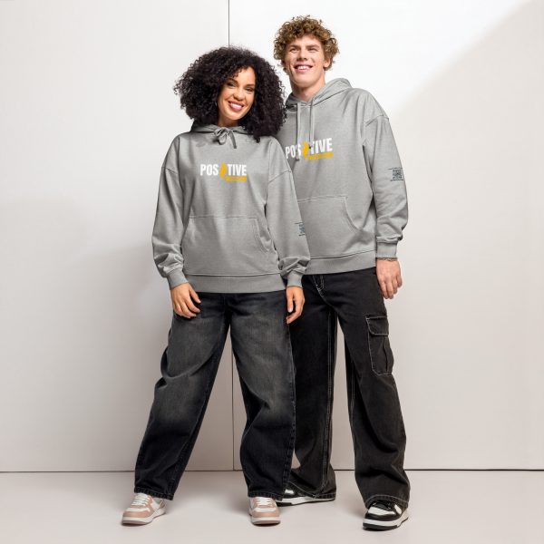 Positive Energy Unisex organic relaxed hoodie - Image 3